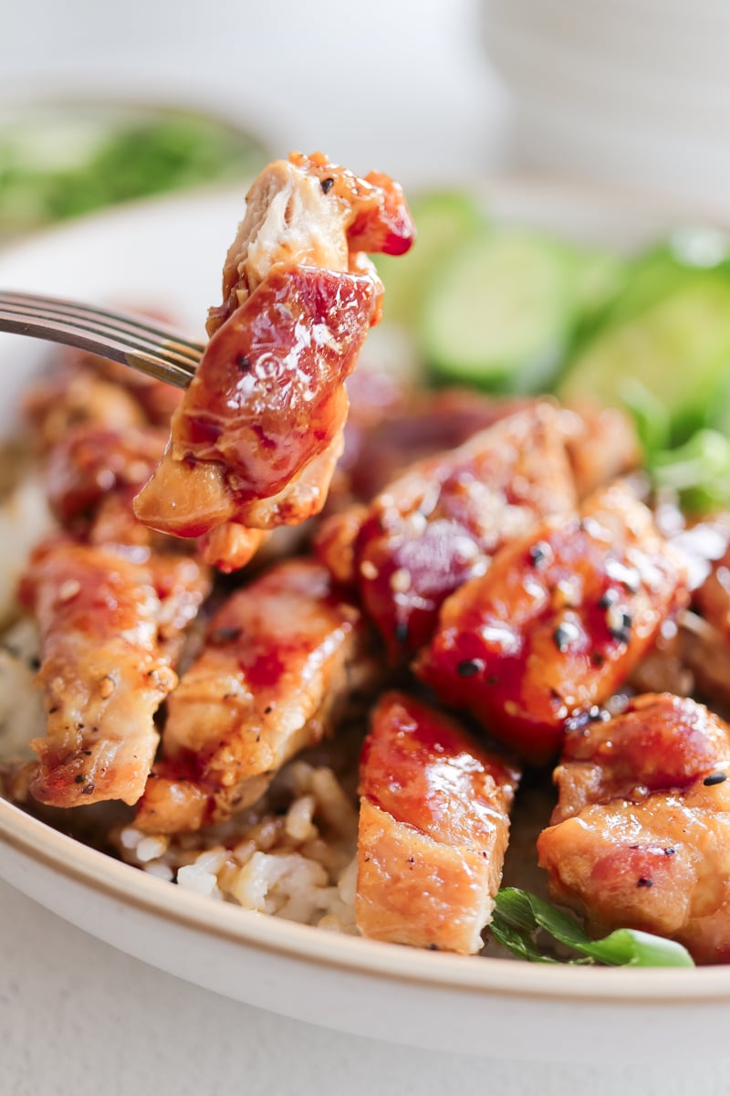 teriyaki chicken rice bowl