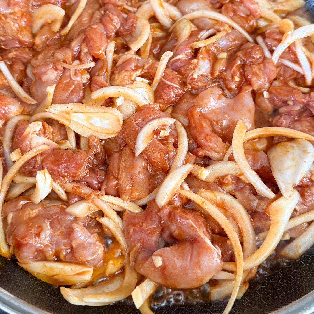 korean chicken bulgogi