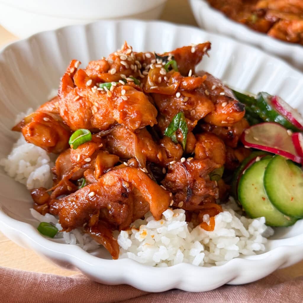 chicken bulgogi with sesame seeds, football party recipes