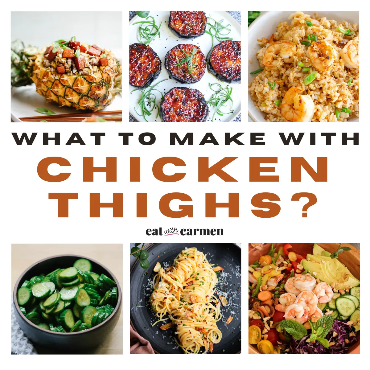 What To Make With Chicken Thighs Blog Post Cover Image
