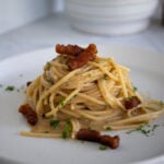 miso udon carbonara