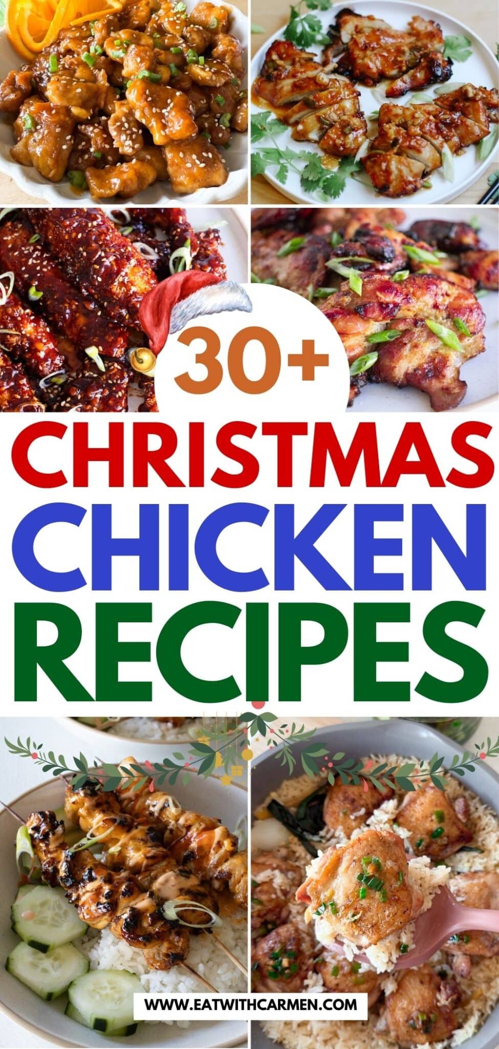 christmas chicken recipes - introduction image