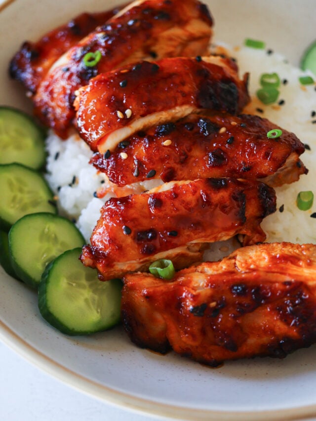 honey gochujang chicken