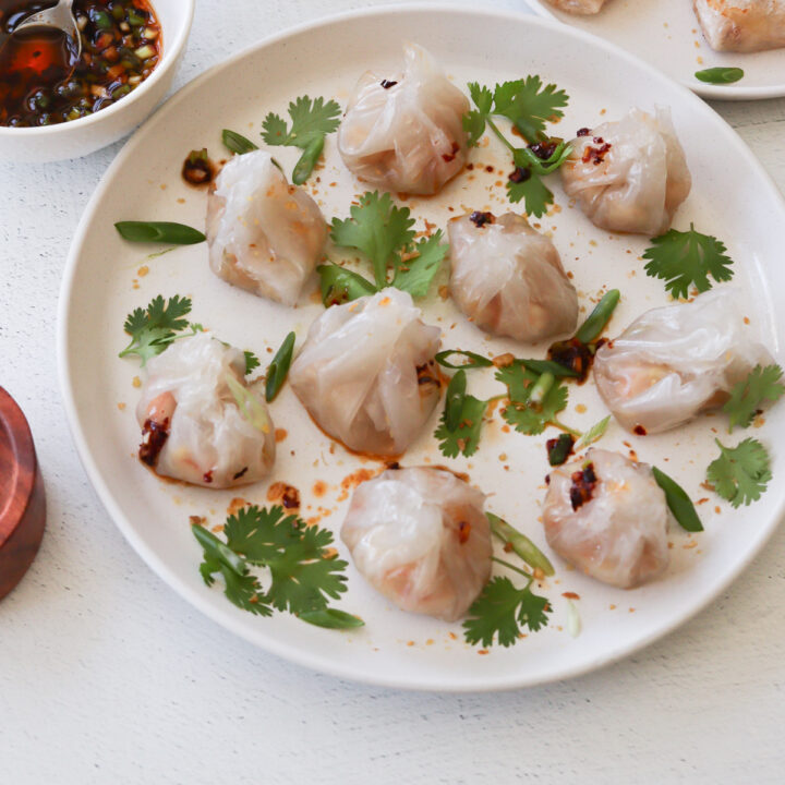 Rice Paper Shrimp Dumplings (Steamed and Healthy) - Eat With Carmen
