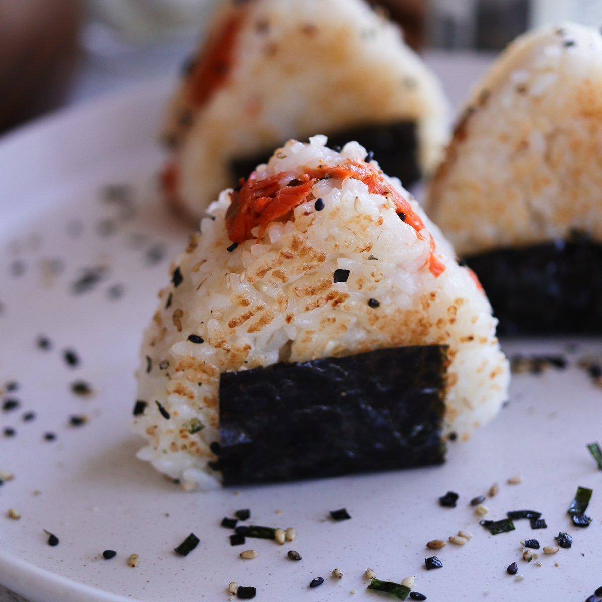 salmon onigiri