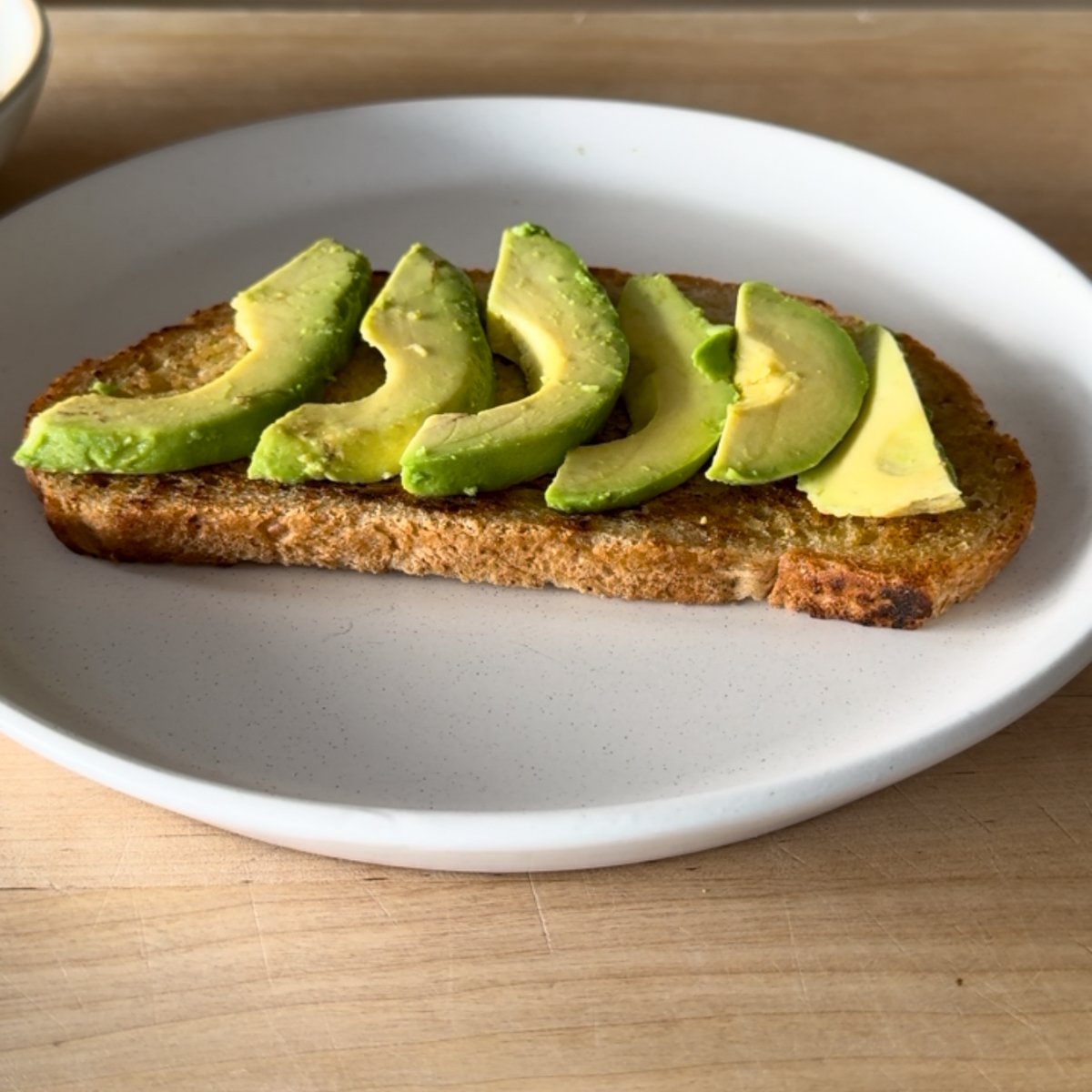 egg salad with avocado toast