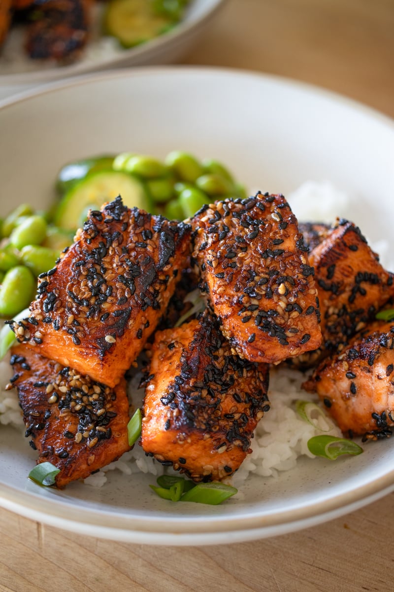 best spicy salmon rice bowls