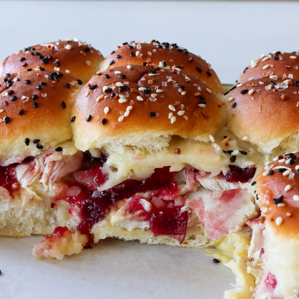 best turkey cranberry sliders