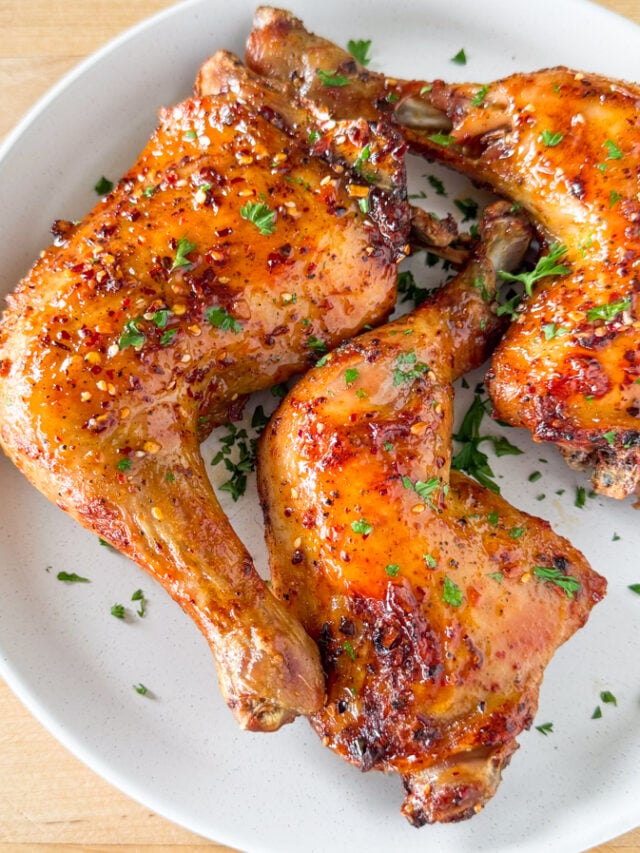maple glazed roast chicken