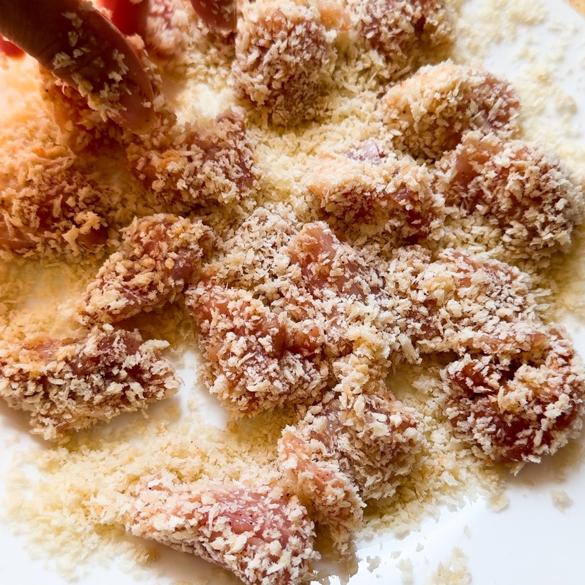 air fried popcorn chicken