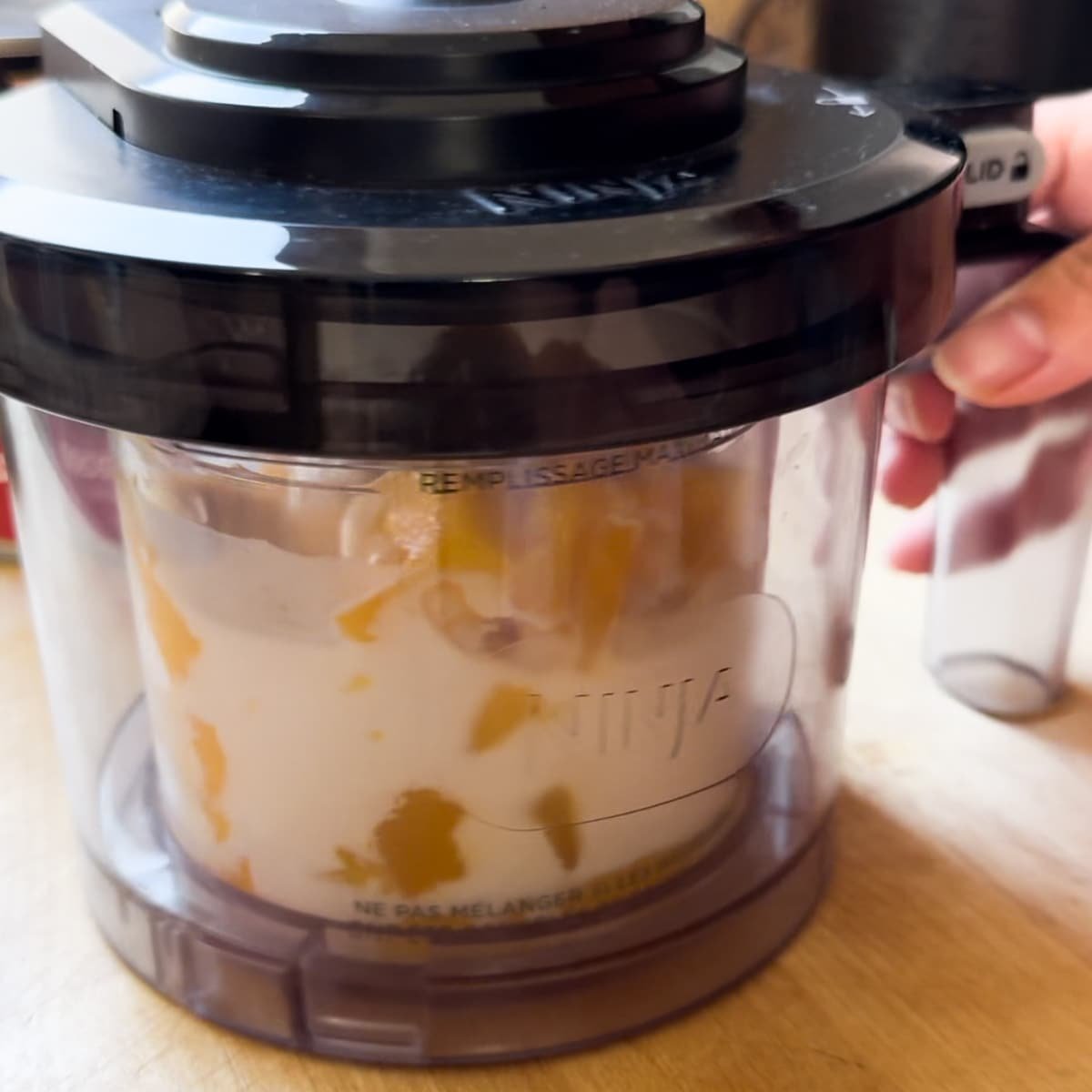 ninja creami fresh mango sorbet
