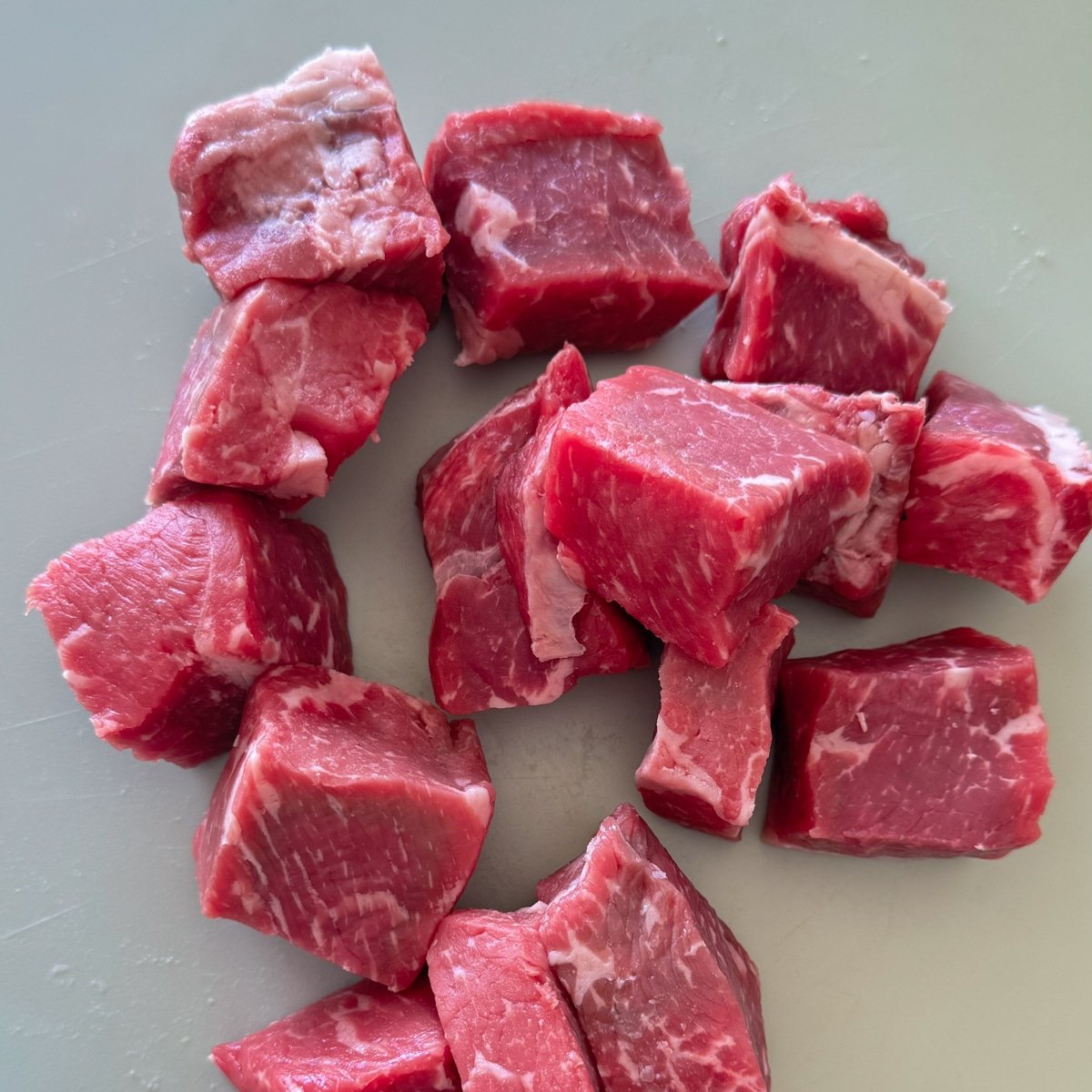 cubed hibachi beef