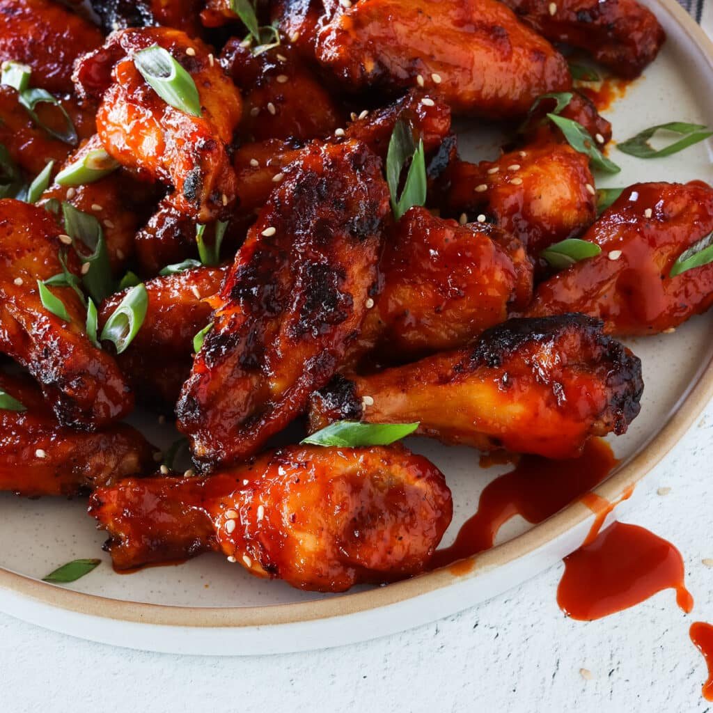 honey sriracha wings