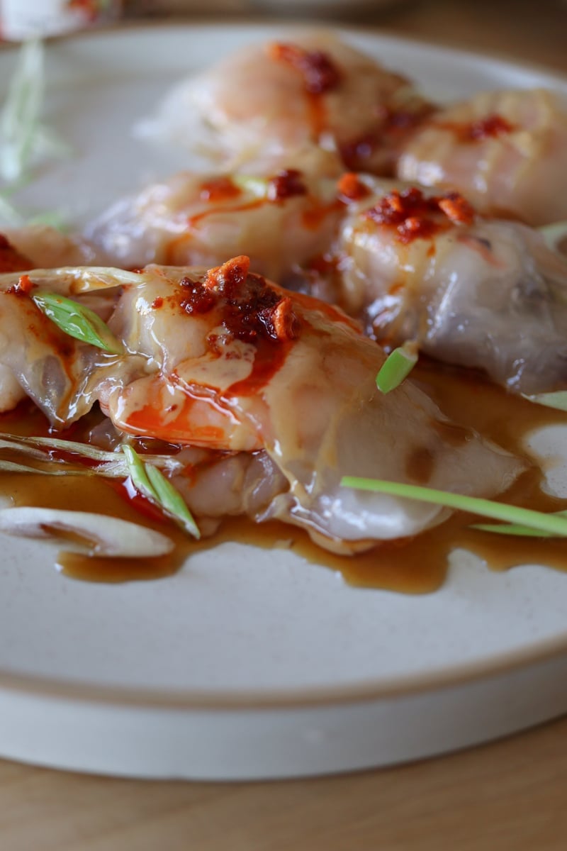shrimp rolls with rice paper