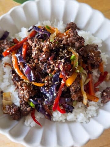 teriyaki beef bowls