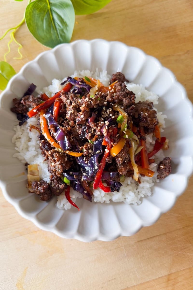 teriyaki rice bowls
