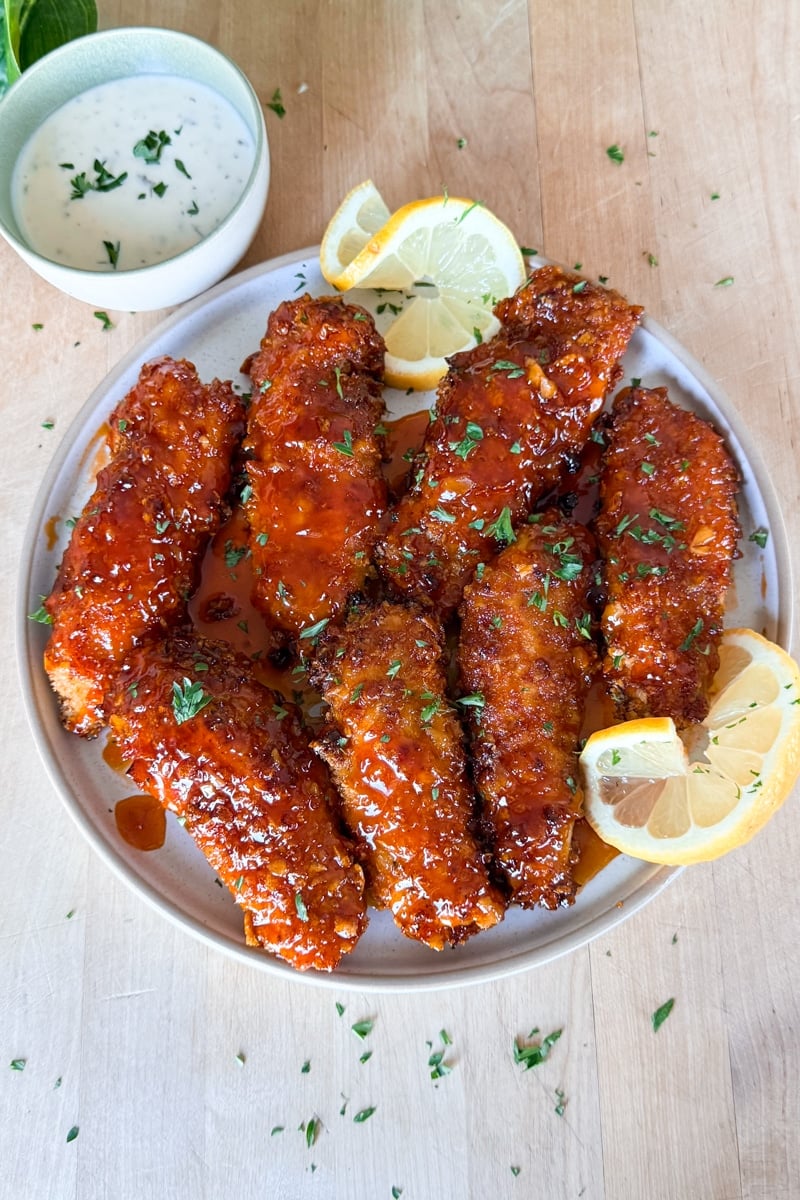 air fryer buffalo chicken tenders