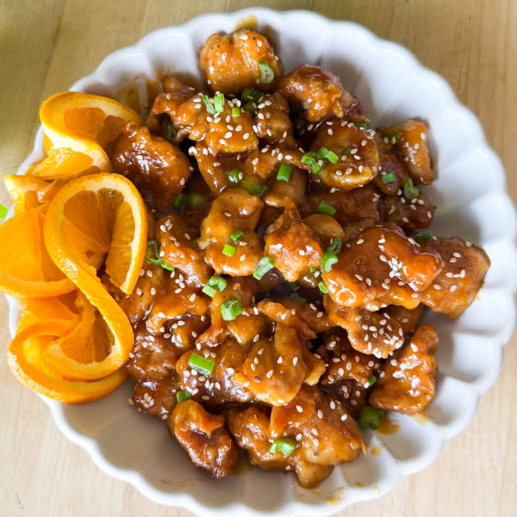 orange chicken