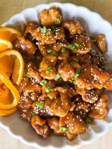 air fryer orange chicken