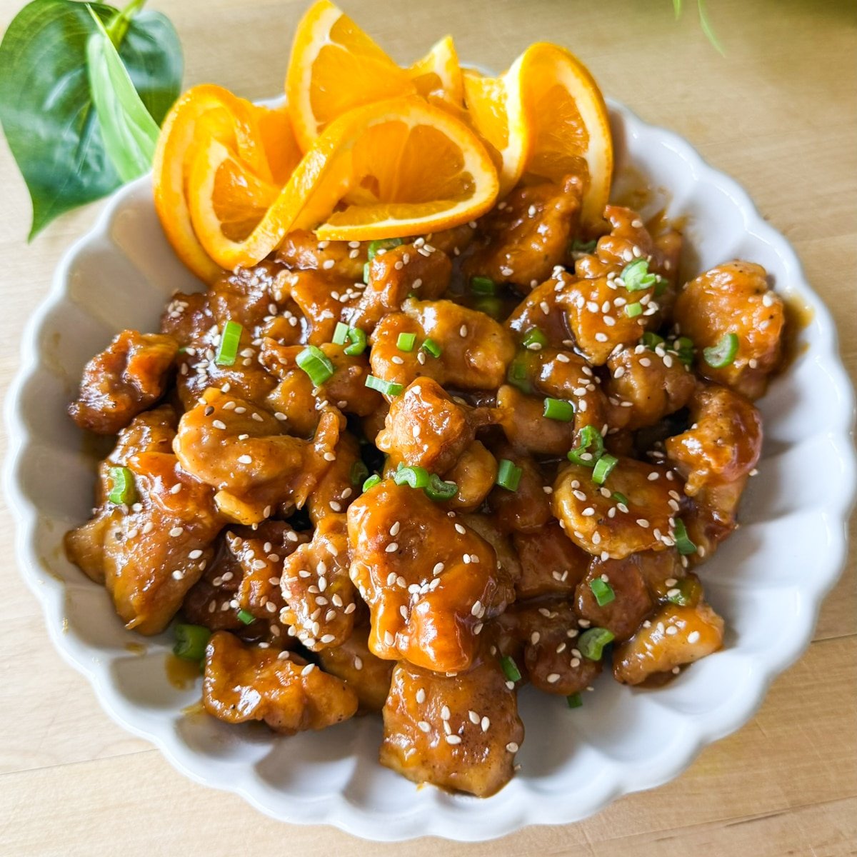 air fryer orange chicken christmas recipe