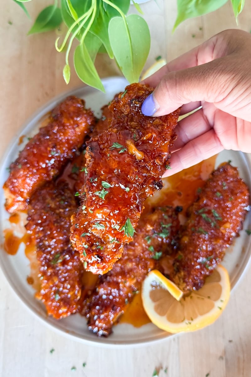 buffalo chicken tenders air fryer recipe