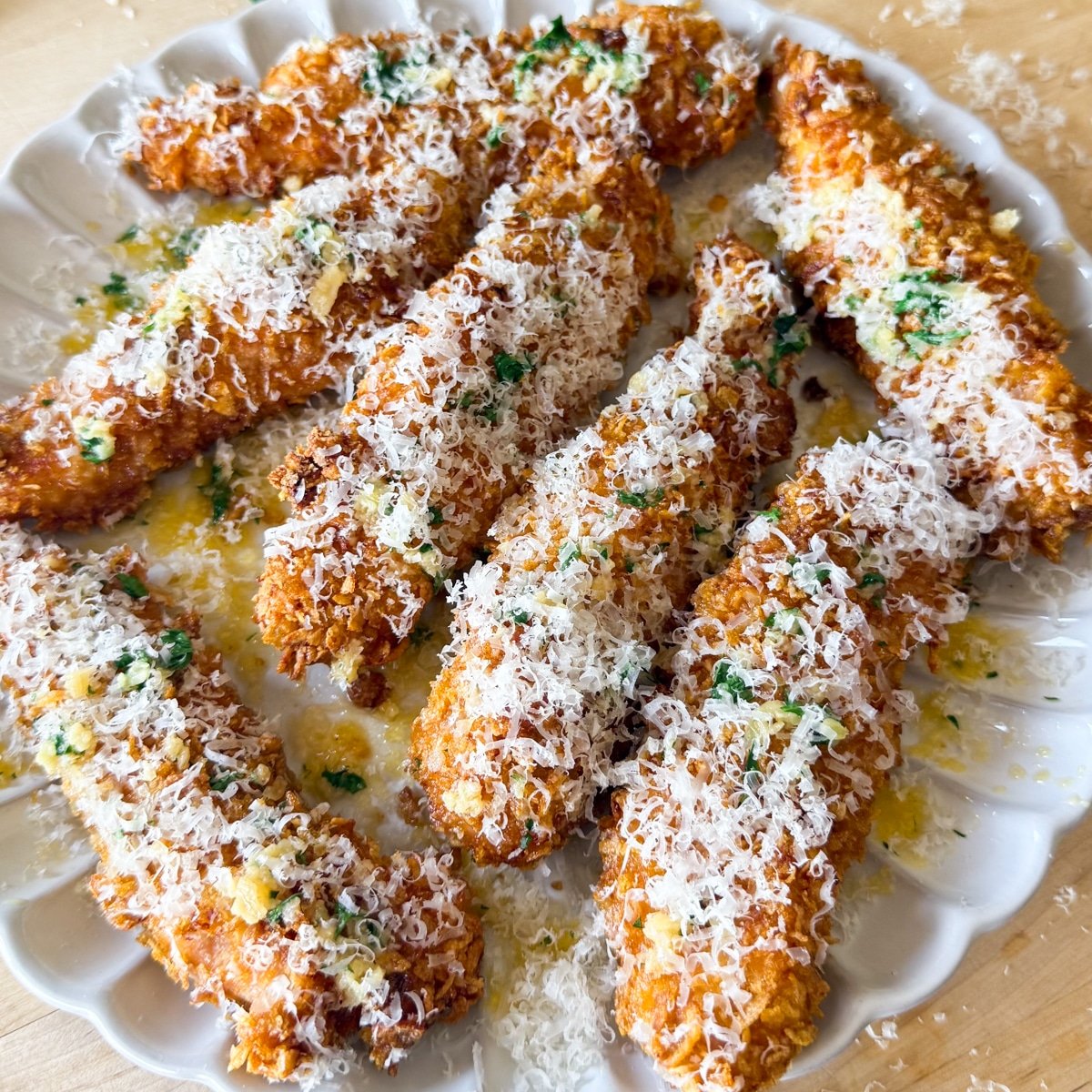 chicken tenders garlic parmesan