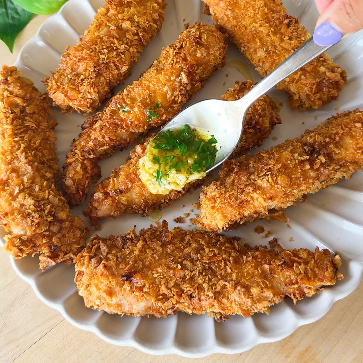 garlic parmesan chicken strips