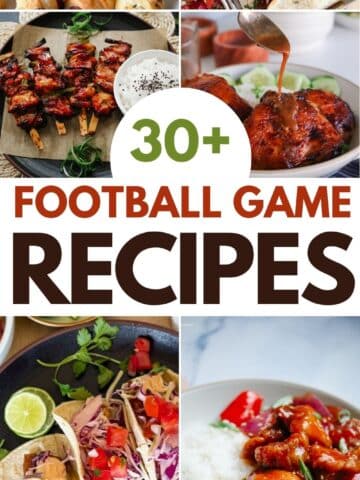 football game recipes - featured image