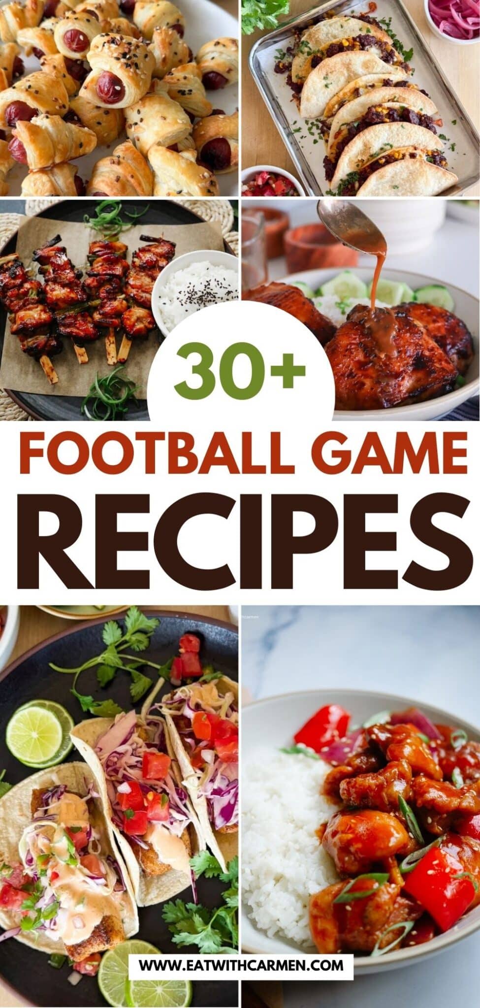 football game recipes - introduction image