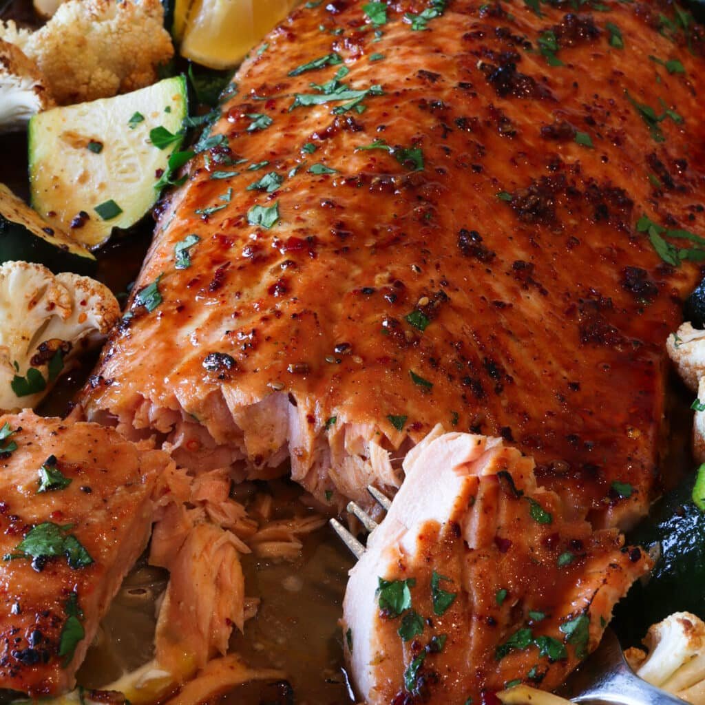 glazed salmon with maple sauce, best salmon recipes