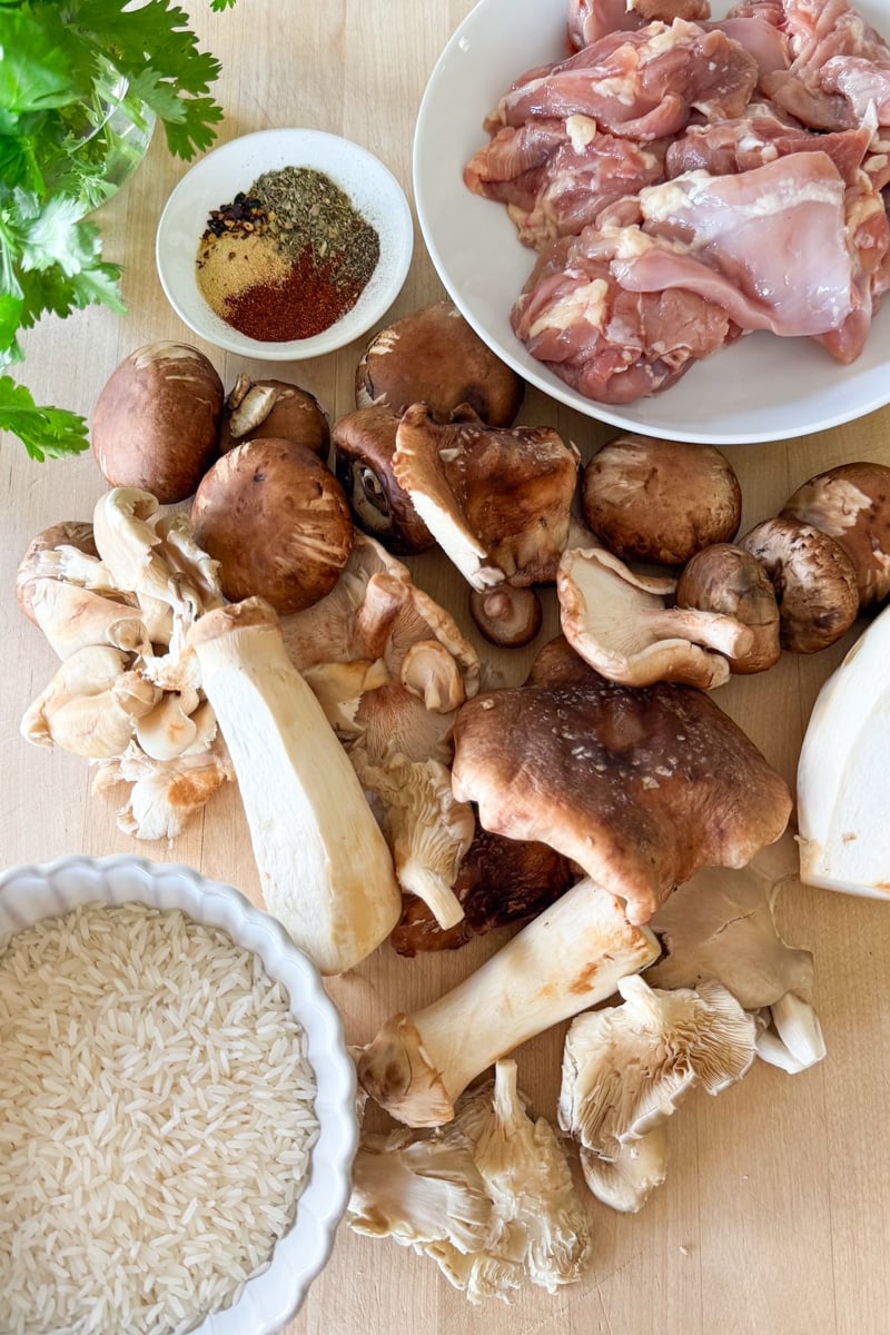 best creamy mushroom and rice