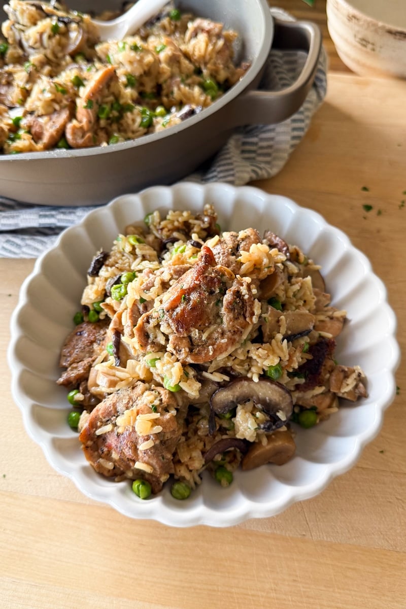 best creamy mushroom chicken and rice