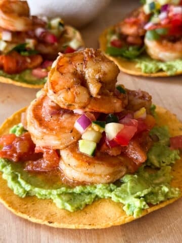 best shrimp tostada