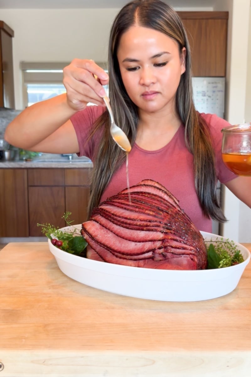 bourbon maple ham glaze