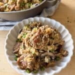 creamy mushroom chicken and rice