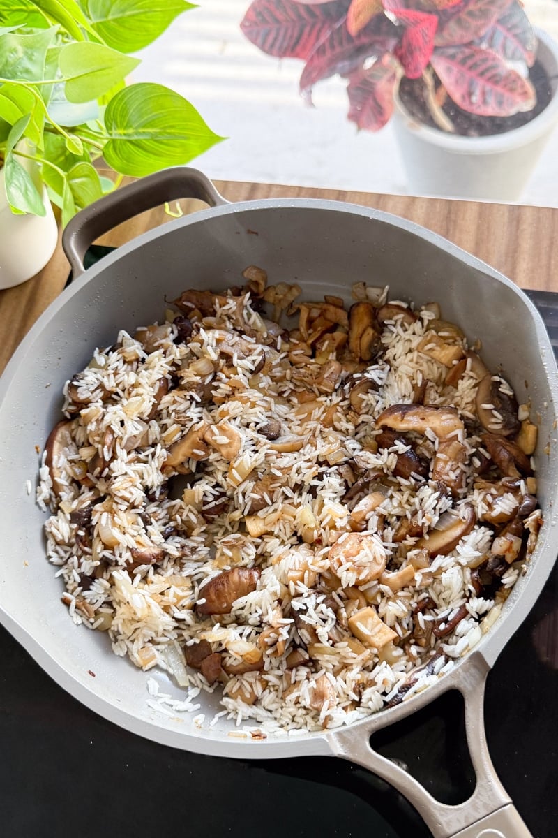 creamy mushroom chicken skillet