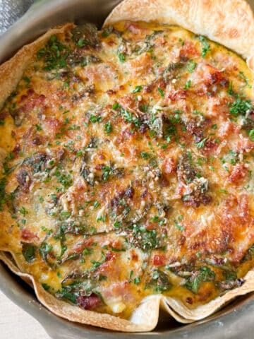 egg tortilla bake