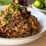 Ramen Noodle with Ground Beef, instant ramen with ground beef