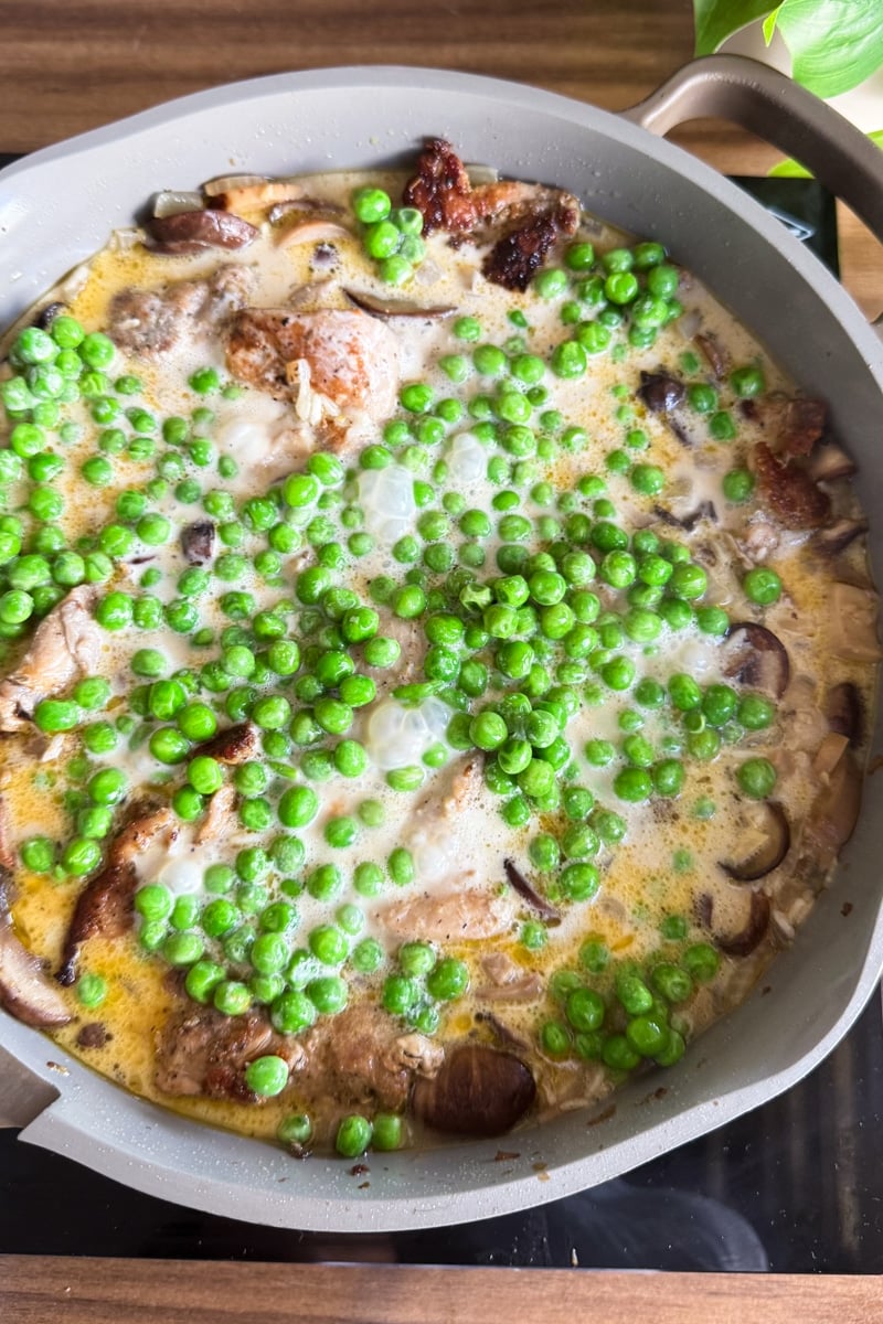 mushroom soup with chicken and rice