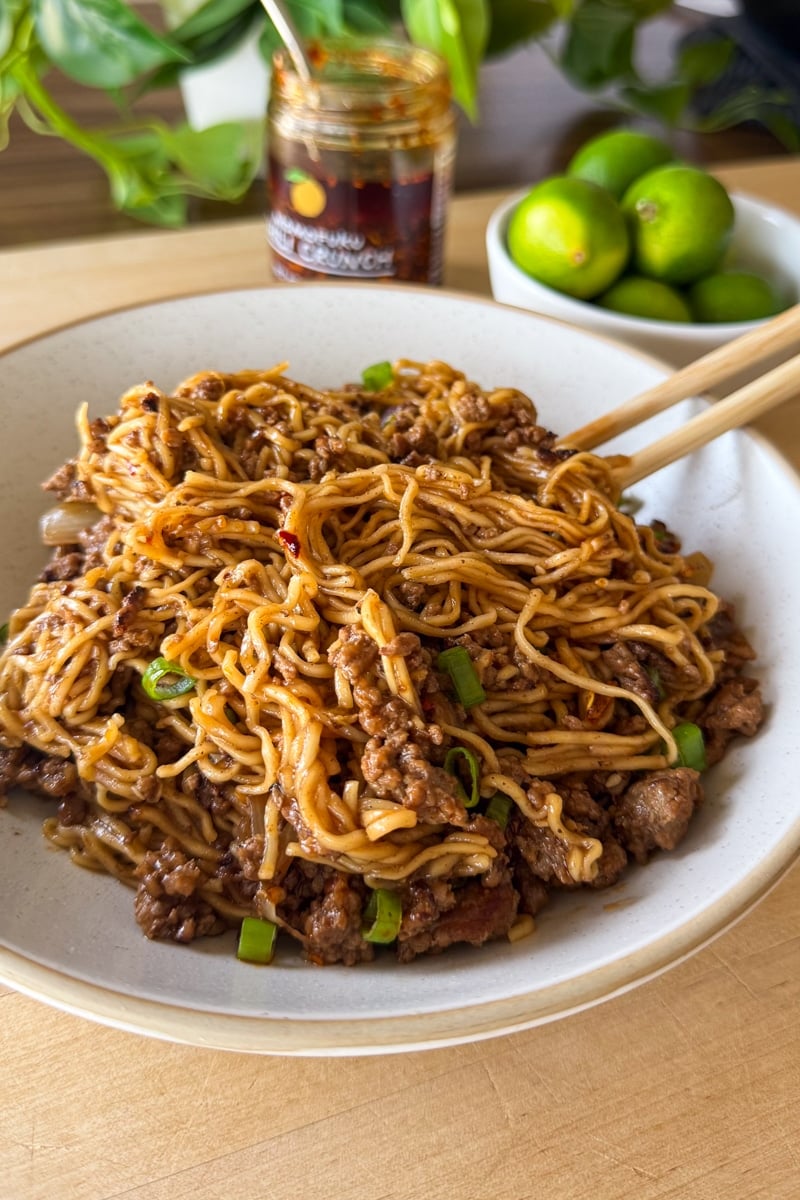 ramen noodles and ground beef recipes