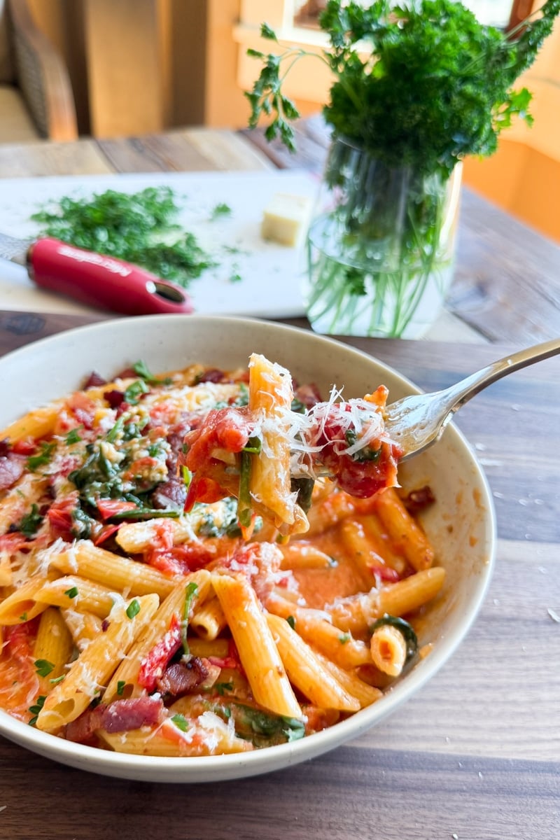 roast cherry tomato pasta