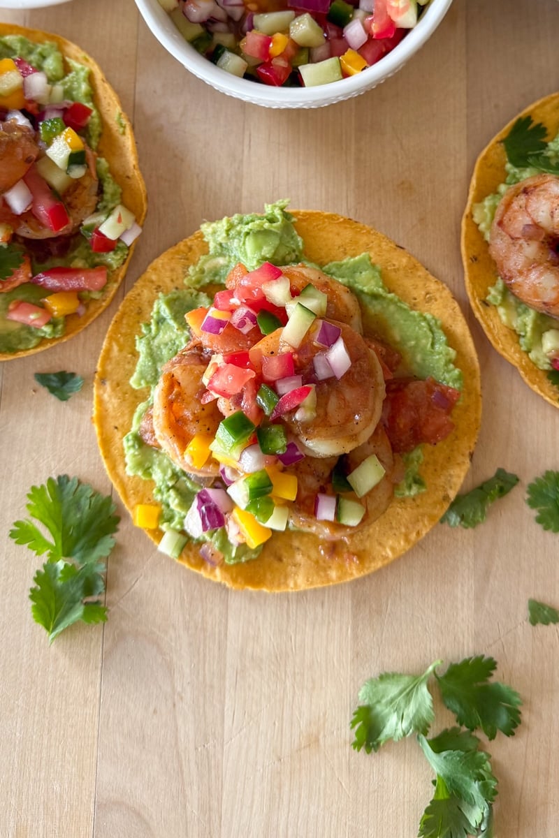 shrimp tostada