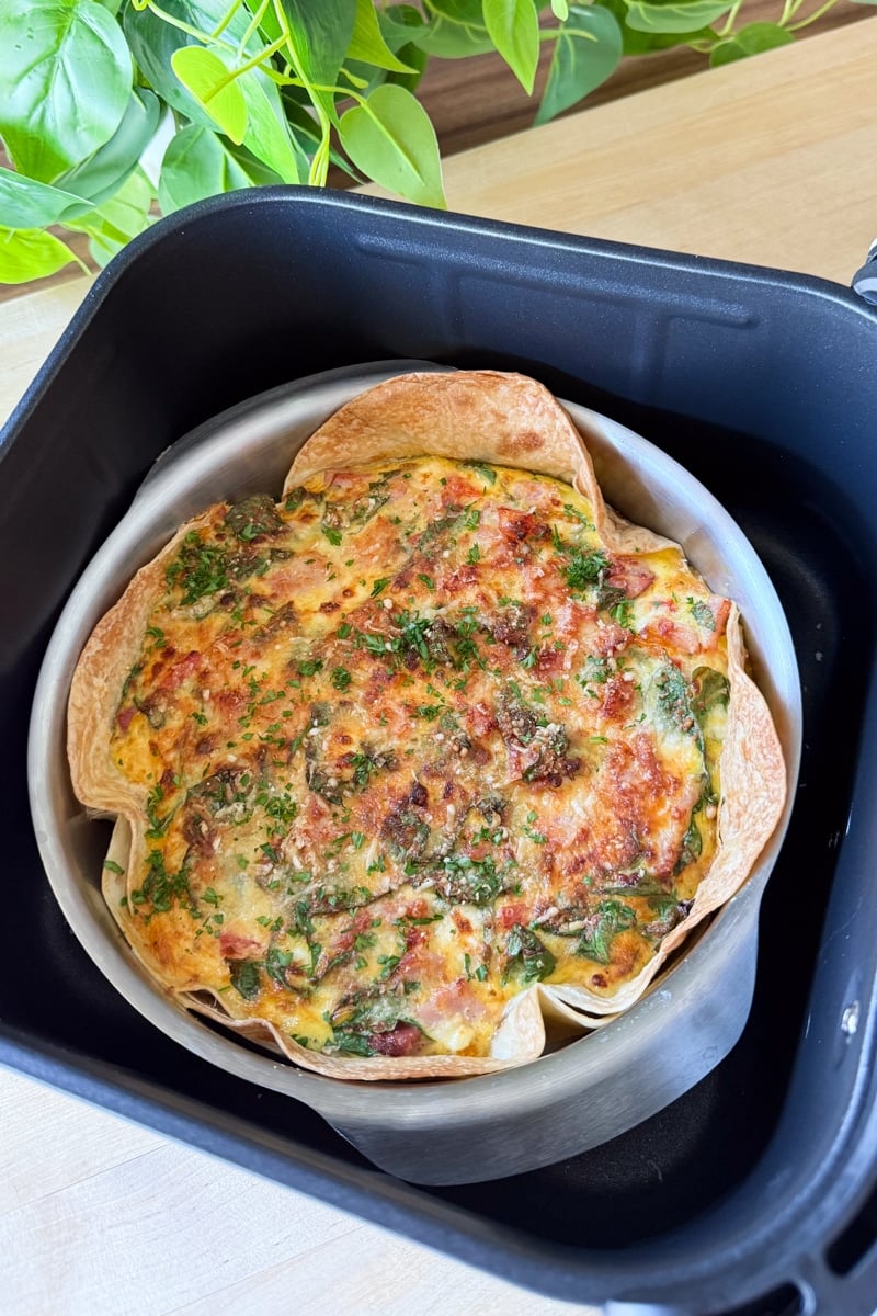 tortilla quiche bake