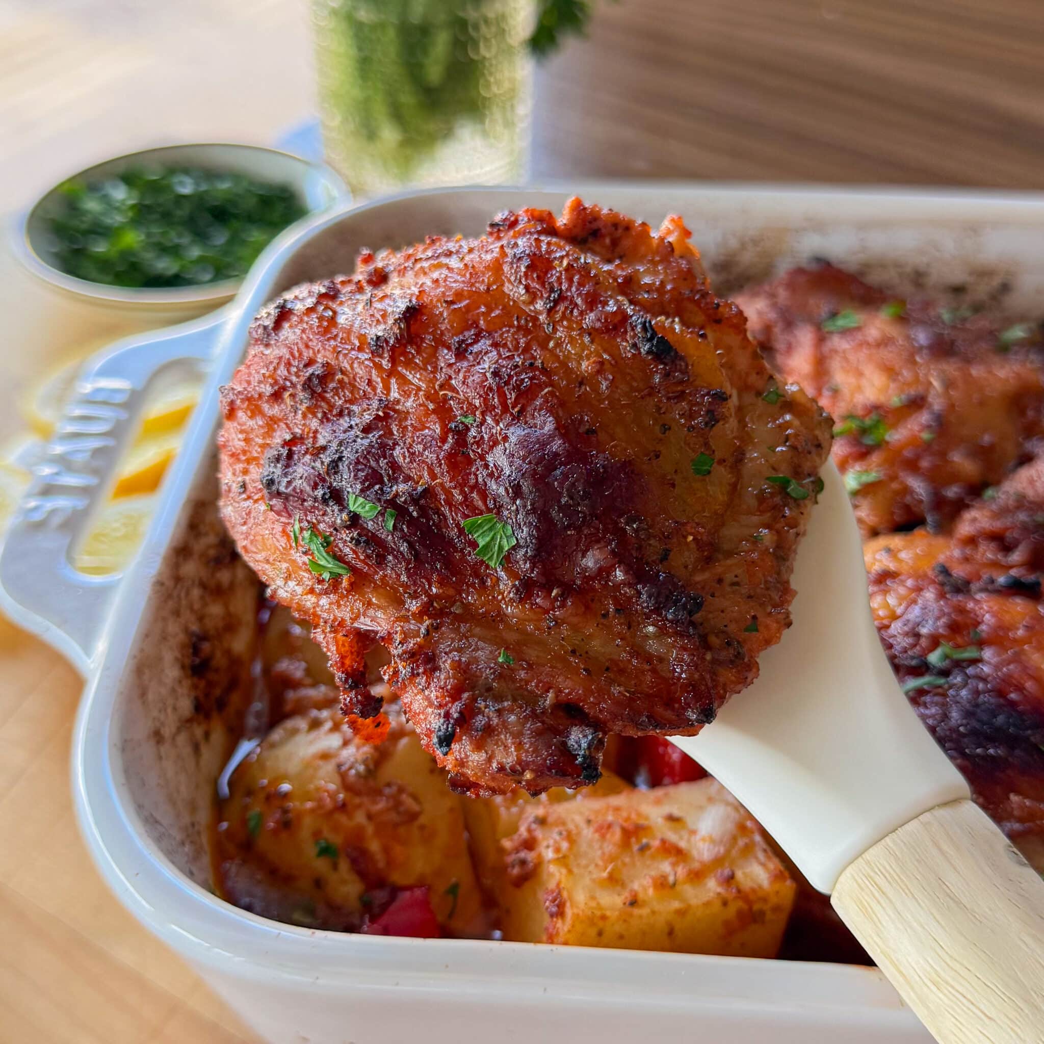 Slow cooker chicken and potatoes