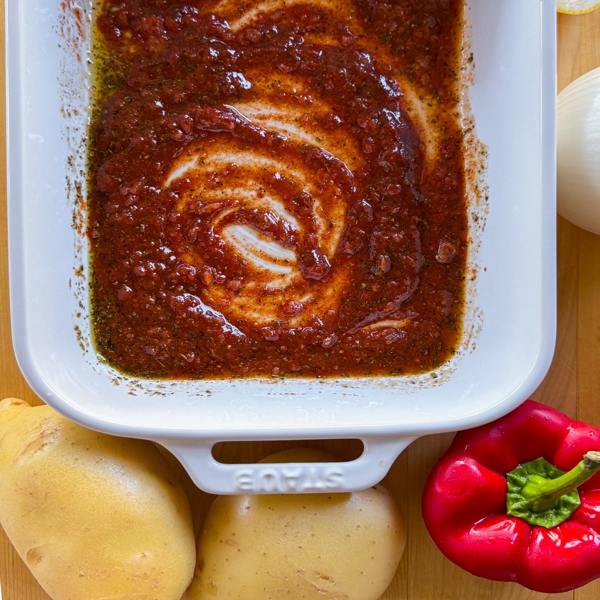 chicken and roasted potatoes recipe