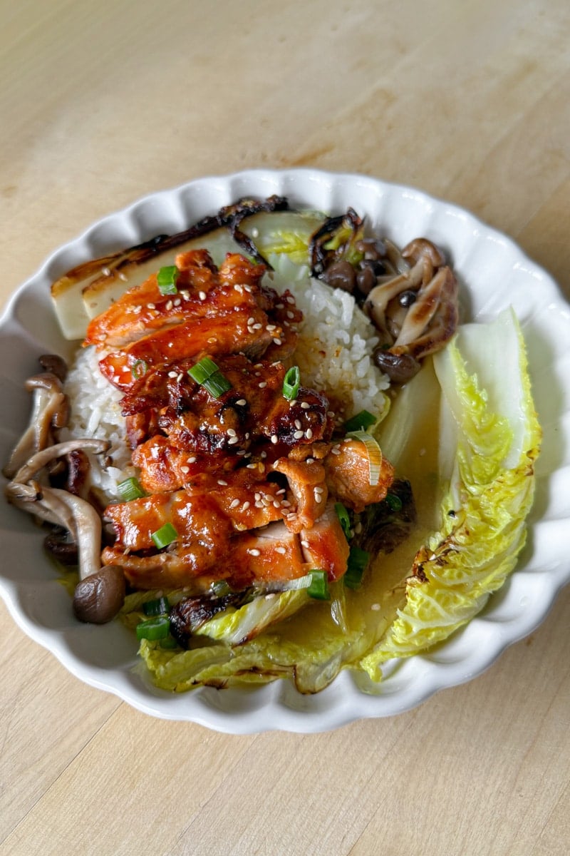 Chicken and rice broth