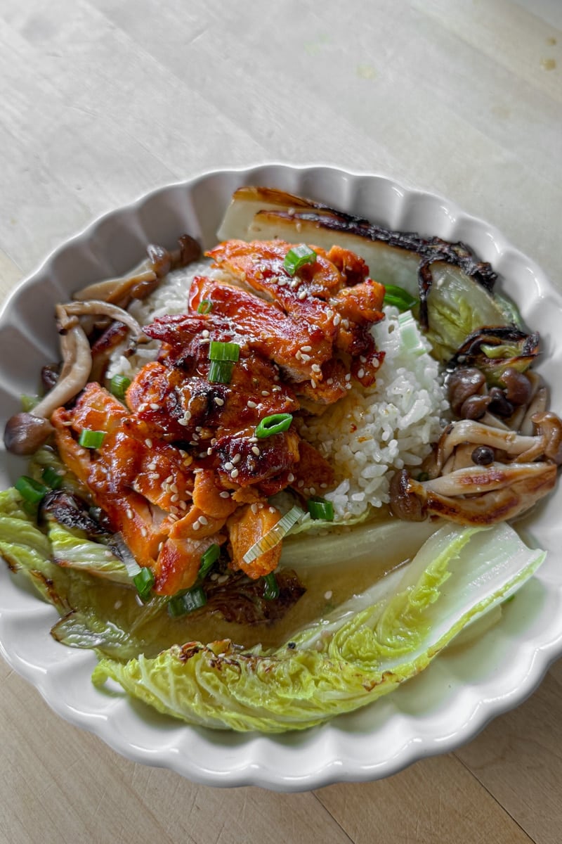 Chicken and rice chicken broth