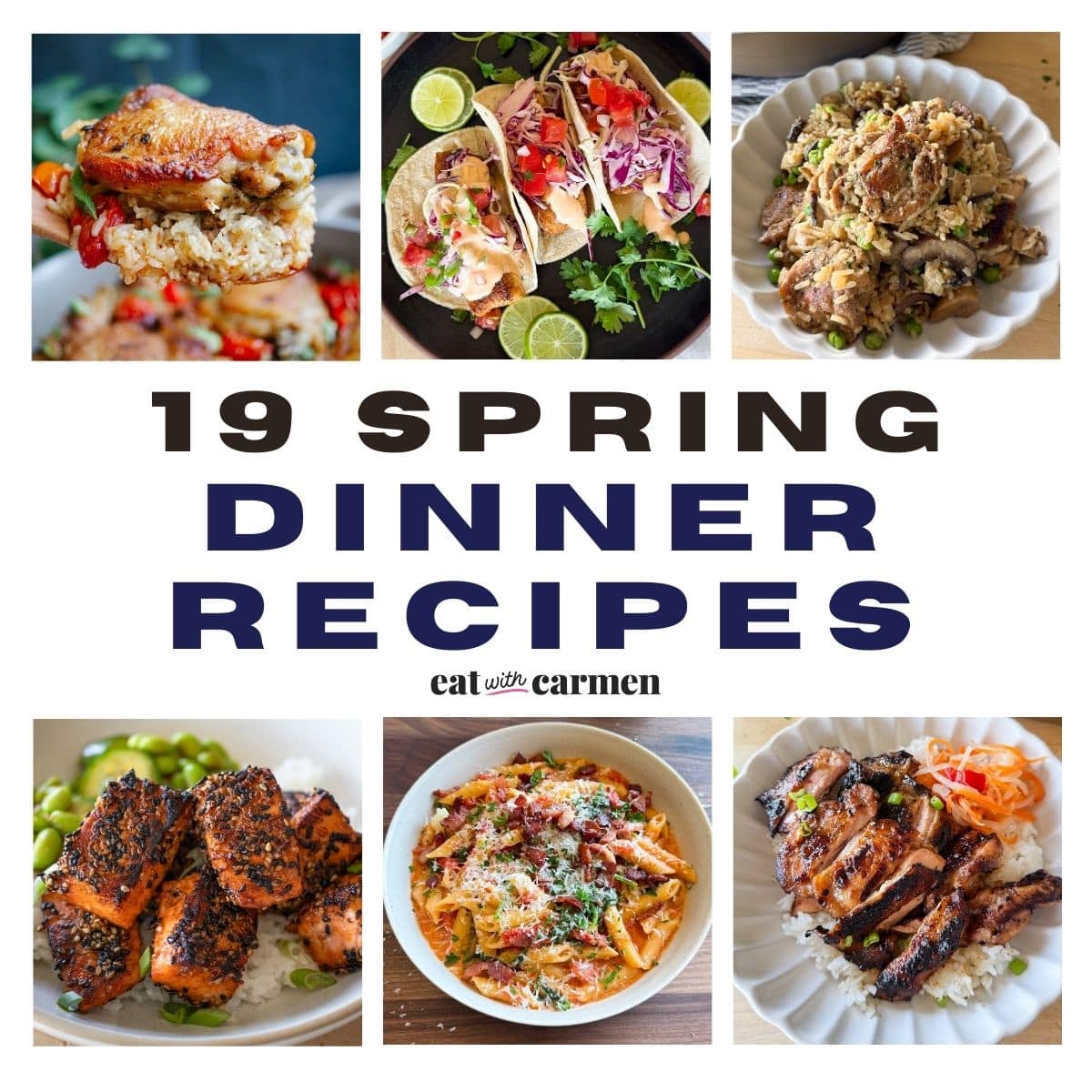 spring dinner recipes - introduction image