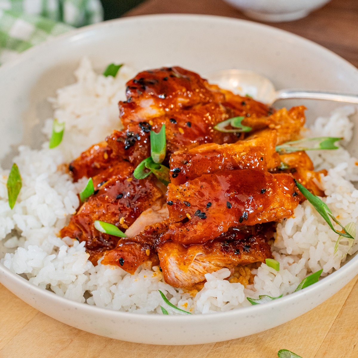 Garlic gochujang chicken