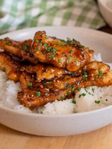 honey and soy chicken thighs